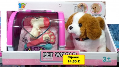 LJUBIMAC NA BATERIJE S KUĆICOM